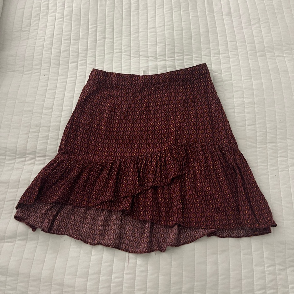 Free People purple patterned skirt (size 2)